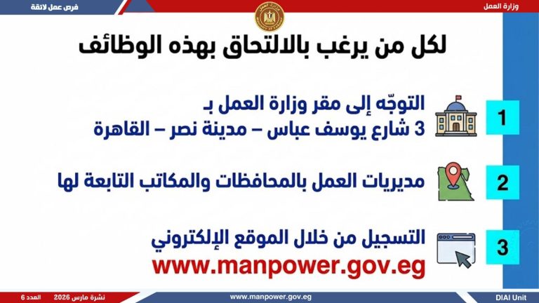 4435 فرصة عمل جديدة بالقطاع الخاص.. اعرف الشروط والتفاصيل