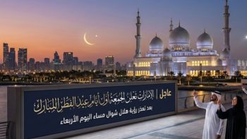 الإمارات تحدد الجمعة موعداً لبدء عيد الفطر 2026