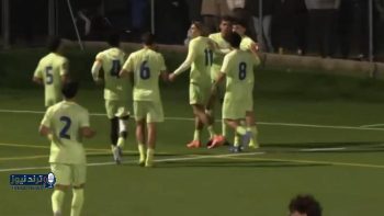 حمزة عبد الكريم يفتتح رصيد أهدافه مع برشلونة في شباك هويسكا