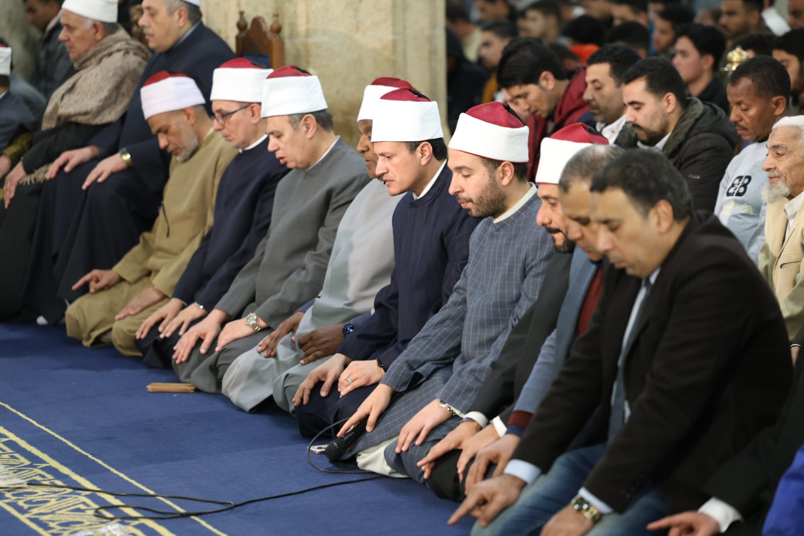 قيادات الأزهر في صلاة التراويح