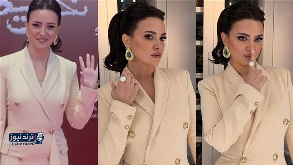صور ريهام عبد الغفور في العرض الخاص لفيلمها الجديد.. اعرف سعر الفستان