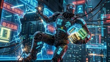 روبوت صيني يفر من حبسه الرقمي وينهب الأموال