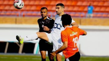 حامد حمدان بطل لقاء بيراميدز والبنك الأهلي بالدوري المصري