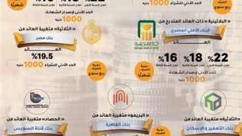 أعلى عائد على شهادات الادخار لمدة سنة.. كم تربح من استثمار 250 ألف جنيه؟
