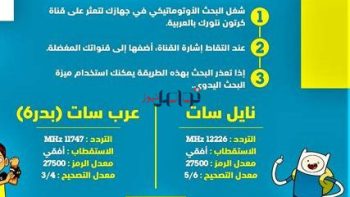 اكتشف التردد الجديد لقناة كرتون نتورك بالعربية لعام 2026 على نايل سات وعرب سات