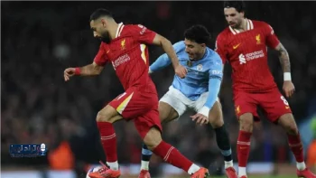 القنوات الناقلة لمباراة مانشستر سيتي وليفربول في الدوري الإنجليزي