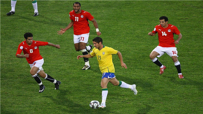 مباراة مصر والبرازيل