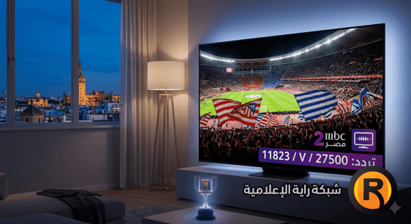 تردد قناة MBC مصر 2 الناقلة لنهائي كأس ملك إسبانيا 2026 مجاناً