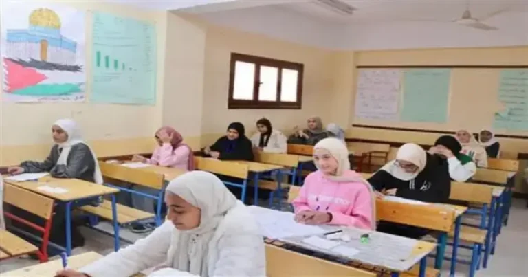 جدول امتحانات الشهادة الإعدادية محافظة الغربية الترم الثاني 2026 لطلاب العربي واللغات