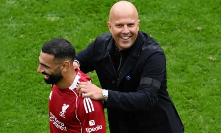 سلوت يكشف موقف صلاح ومصابي ليفربول من مواجهة مانشستر سيتي