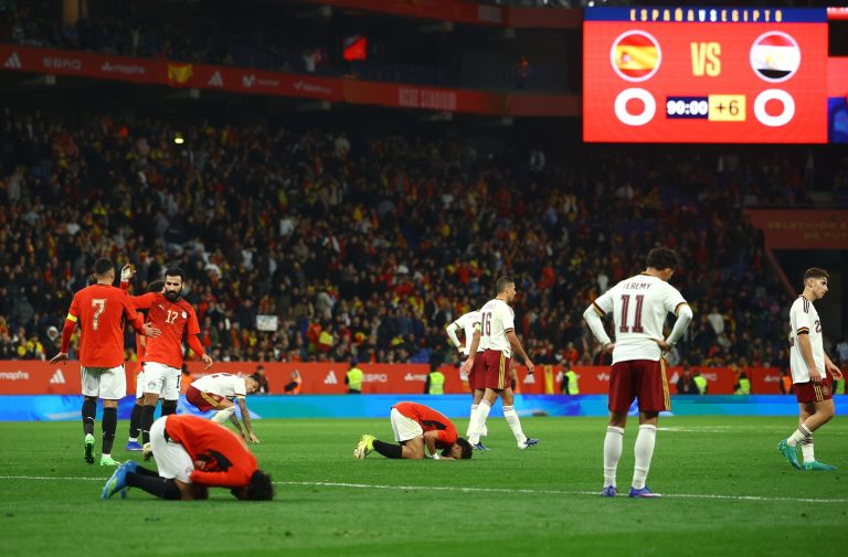 منتخب مصر يفرض التعادل على "الماتادور" في برشلونة