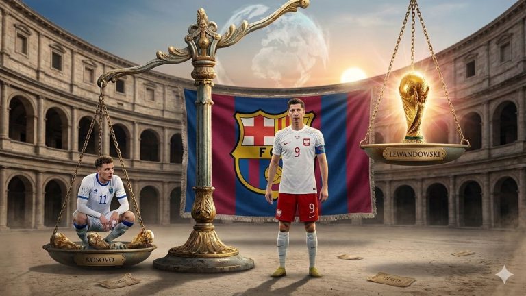 مهاجم كوسوفو يتفوق ولكن: روبرت ليفاندوفسكي سيستفيد من كارثة الغياب المونديالي.. وبرشلونة لا يحتاج "قرش وديع" آخر يا أسلاني | العربية Goal.com