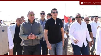 وزير الرياضة يتفقد مركز شباب الشهداء بشمال سيناء لمتابعة معدلات التنفيذ