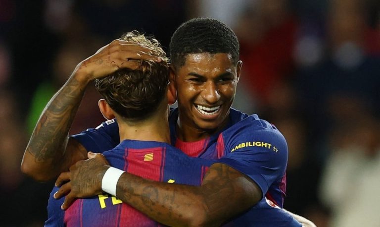 وضع برشلونة راشفورد في موقف صعب.