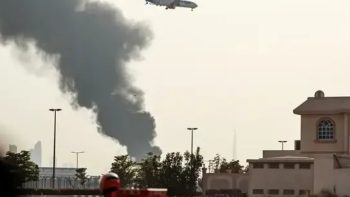 مصرع مصري وإصابة 4 في حريق منشآت حبشان للغاز بأبوظبي نتيجة سقوط شظايا