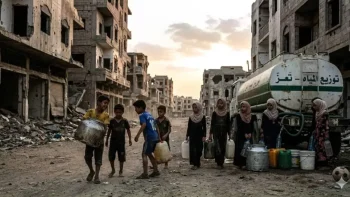 المواطنون بتعز يستقبلون العيد بجيوب فارغة وحناجر جافة وجداول ديون تمتد من باب موسى إلى ساحة التغرير