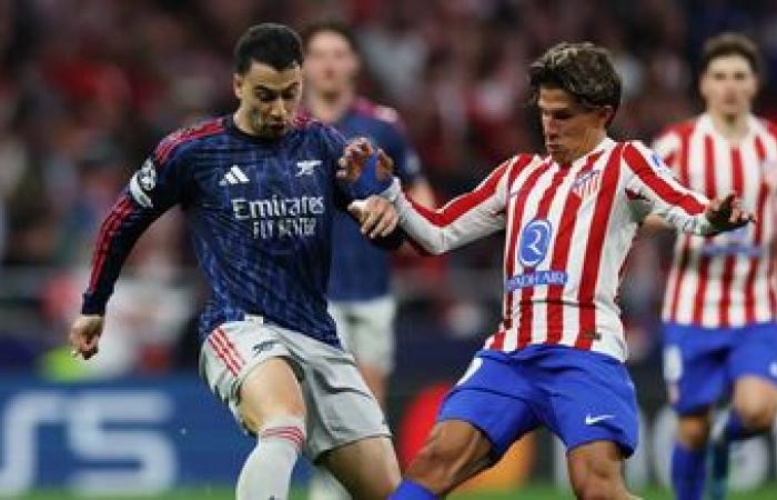 آرسنال ضد أتلتيكو مدريد.. موعد مباراة آرسنال وأتلتيكو مدريد في إياب نصف نهائي دوري أبطال أوروبا والقنوات الناقلة