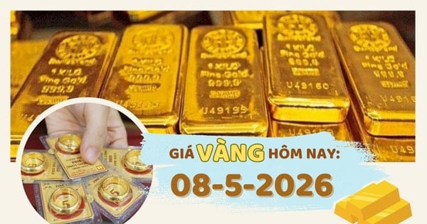 أسعار الذهب اليوم، 8 مايو: يقترب سعر الذهب في بورصة سان خوسيه من 168 مليون دونغ فيتنامي للأونصة.