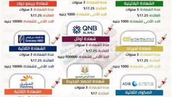 أفضل الشهادات الادخارية لمدة 3 سنوات فى البنوك المصرية – مقالات نيوز