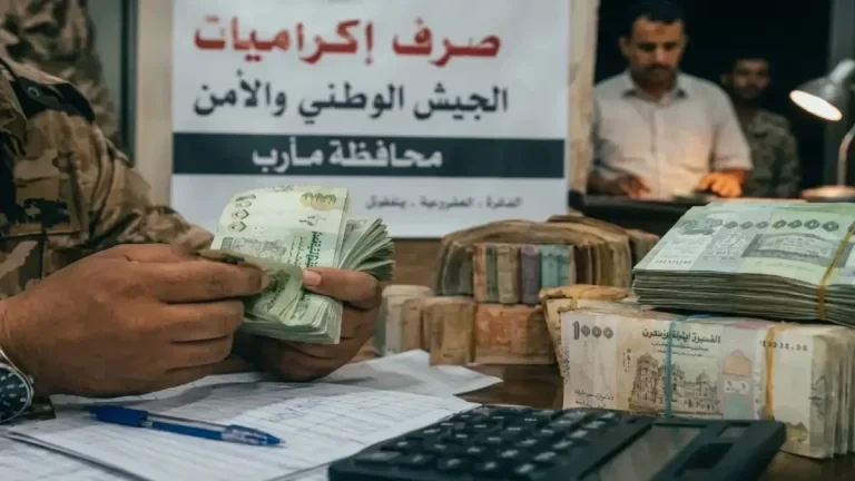 بدء صرف 4 إكراميات لقوات الجيش والأمن في مأرب خلال ساعات وكشف أسباب التأخير لأول مرة