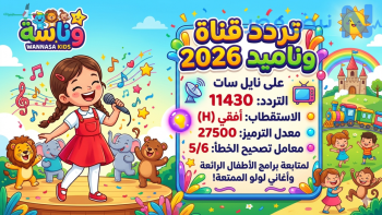 تحديث تردد قناة وناسة 2026 لمتابعة برامج الأطفال وأغاني لولو الممتعة بسرعة فائقة