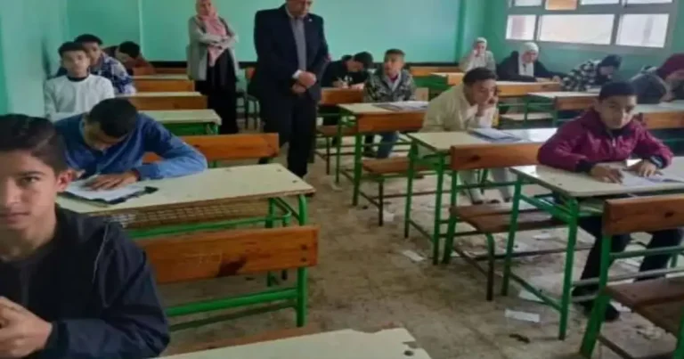 جدول امتحانات الصف الأول الإعدادي محافظة الوادي الجديد الترم التاني 2026