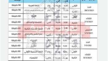 جدول امتحانات الصف الثانى الثانوى فى الجيزة.. تنطلق 16 مايو – مقالات نيوز