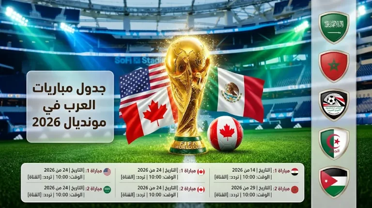 جدول مباريات كأس العالم 2026 المواعيد والقنوات الناقلة (تحديث مايو 2026 - 1447)