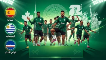 مواعيد مباريات المنتخب السعودي في كأس العالم 2026 والقنوات الناقلة (تحديث مايو 2026)