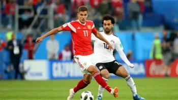 يلا شوت.. بث مباشر مشاهدة مباراة مصر وروسيا الآن بدون تقطيع HD في استعدادت كاس العالم