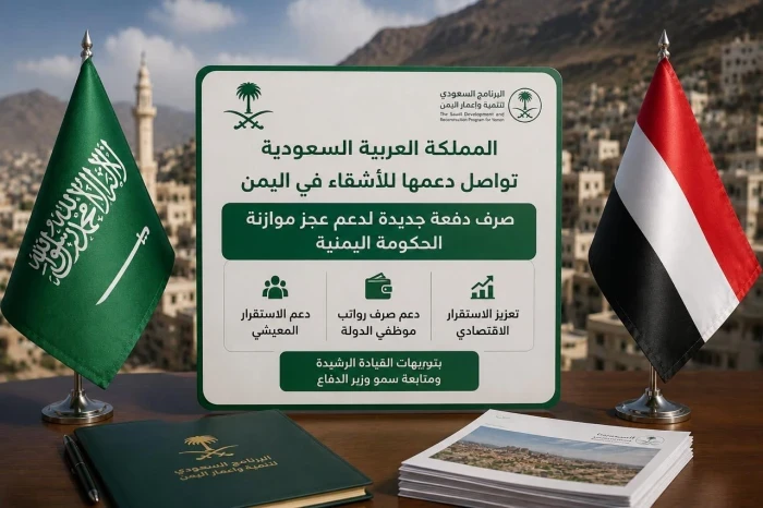 السعودية تصرف دفعة مالية جديدة لدعم رواتب موظفي الدولة في اليمن وتكشف عن قيمتها