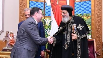 قداسة البابا يستقبل رئيس الطائفة الإنجيلية ووفد قيادات الاتحاد المعمداني العالمي