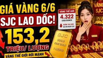 أسعار الذهب اليوم، 6 يونيو: هل ستستمر أسعار الذهب في شركات SJC وBTMC وDOJI وPNJ في الانخفاض؟