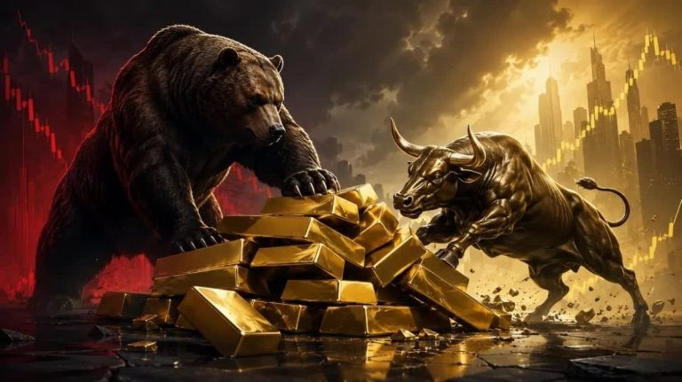 انخفضت أسعار الذهب بشكل حاد اليوم، 21 يونيو 2026، عقب تراجع الاحتياطي الفيدرالي عن سياسته النقدية، مما يزيد من احتمالية إعادة اختبار مستوى 4000 دولار. هل يُنذر ذلك بتوقعات متشائمة للسوق الأسبوع المقبل؟