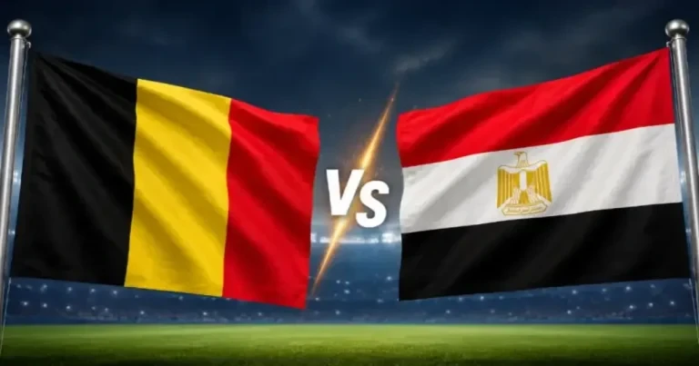 ماتش مصر وبلجيكا هيتذاع على قناة ايه في كأس العالم 2026؟