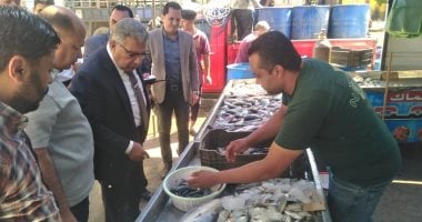 محافظ الدقهلية يتفقد المعرض الدائم للسلع الغذائية بحى شرق المنصورة