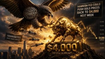 أسعار الذهب اليوم، 14 يوليو 2026، تتراجع بشدة، وتقترب من مستوى 4000 دولار؛ ويتشكل “قاع” قوي بفضل هذا العامل المهم.