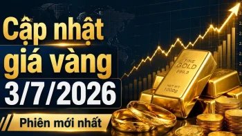 أسعار الذهب اليوم، 3 يوليو: ارتفع سعر الذهب في بورصة SJC بمقدار 3 ملايين دونغ فيتنامي للأونصة في جلسة التداول الأخيرة.