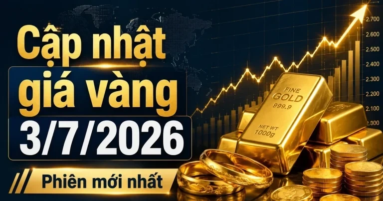 أسعار الذهب اليوم، 3 يوليو: ارتفع سعر الذهب في بورصة SJC بمقدار 3 ملايين دونغ فيتنامي للأونصة في جلسة التداول الأخيرة.