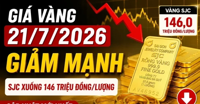 انخفضت أسعار الذهب بشكل حاد وغير متوقع اليوم، 21 يوليو 2026، على الرغم من الزيادة الطفيفة على مستوى العالم.