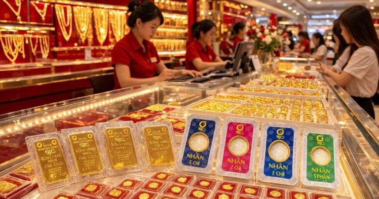 تحديث أسعار الذهب 14 يوليو 2026: سعر الذهب عيار 9999، الخواتم العادية في سوق BTMC DOJI Phu Quy، جلسة الثلاثاء.