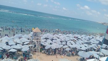 حملات مكثفة على شواطئ الإسكندرية.. مصادرة شيش ورد فروق أسعار للرواد