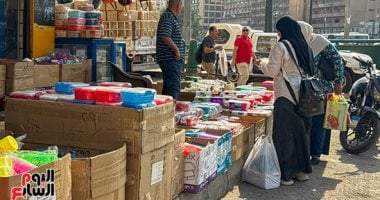هنا الفجالة.. سوق مستلزمات المدارس يفتح أبوابه لاستقبال العام الدراسى الجديد