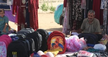 “سوق الأربعاء” يزين صحراء سيناء جنوب الشيخ زويد.. صور
