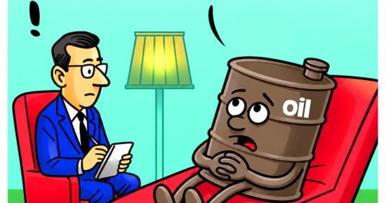كاريكاتير اليوم السابع يرصد تذبذب أسعار النفط بسبب الحروب