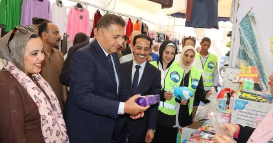 محافظ القليوبية يفتتح معرض «أهلاً مدارس» ينظمه حزب مستقبل وطن ببنها